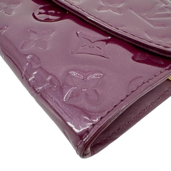 Louis Vuitton  Sunset Boulevard Monogram Vernis Shoulder Bag Dark Purple - Picture 7 of 14